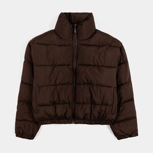 Women's Brown Puffer Jacket